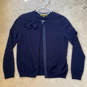 Kid's Navy Cashmere Sweater